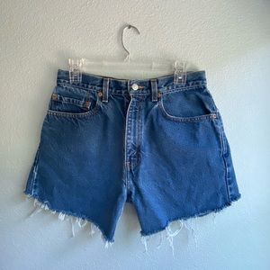 Levi’s 505 Frayed Jean Shorts- Never Worn